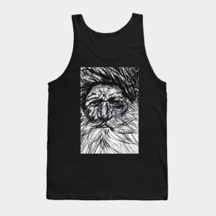 Charcoal Arabic Man Tank Top